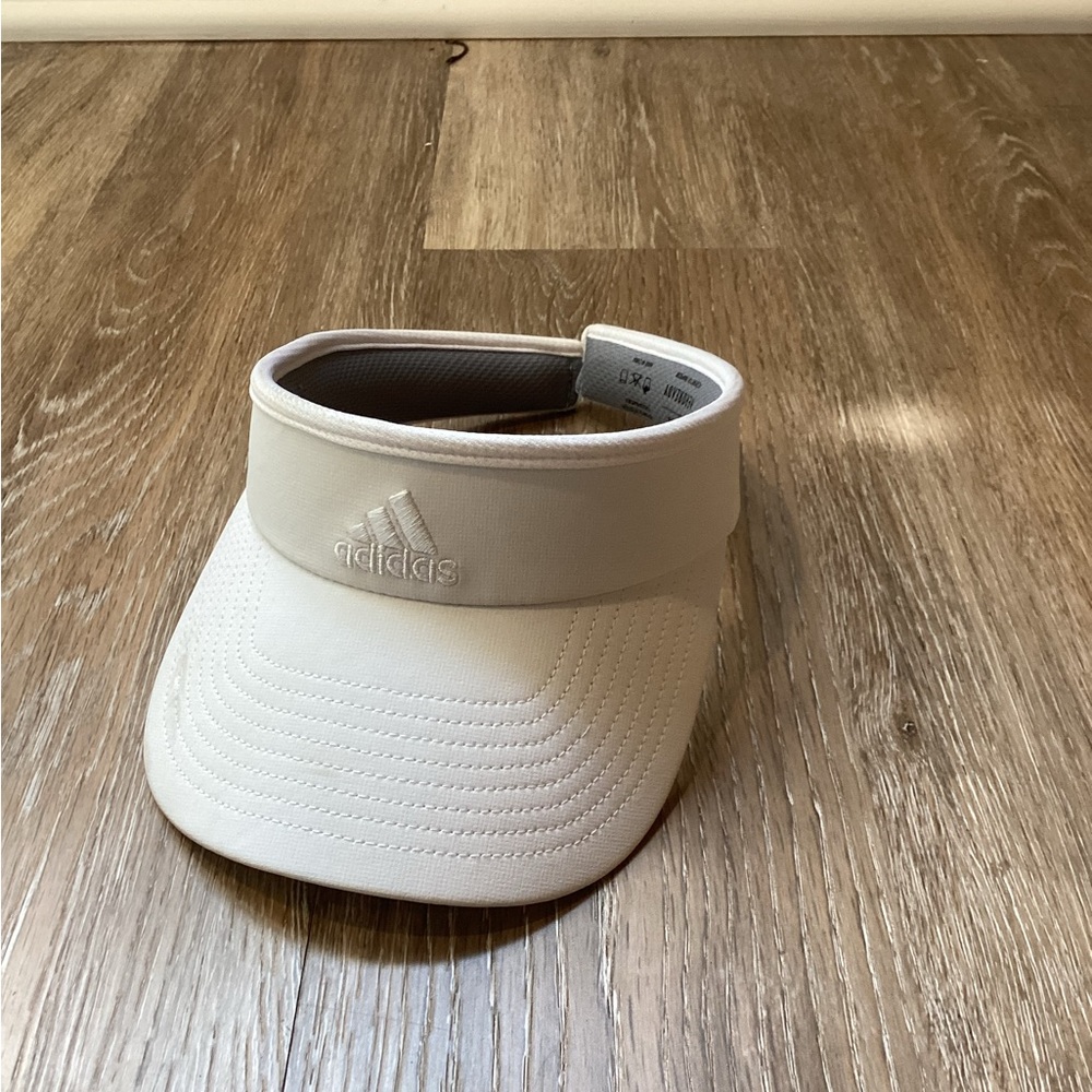 Adidas White Golf Visor